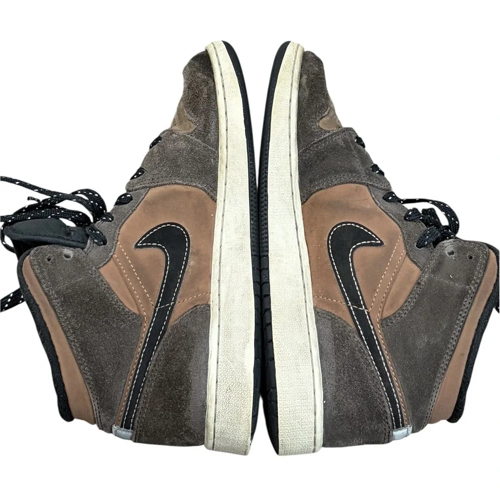 Air Jordan 1 SE Mid‎ Shoes Sneakers Dark Chocolate Youth Size 5Y DC7248-200